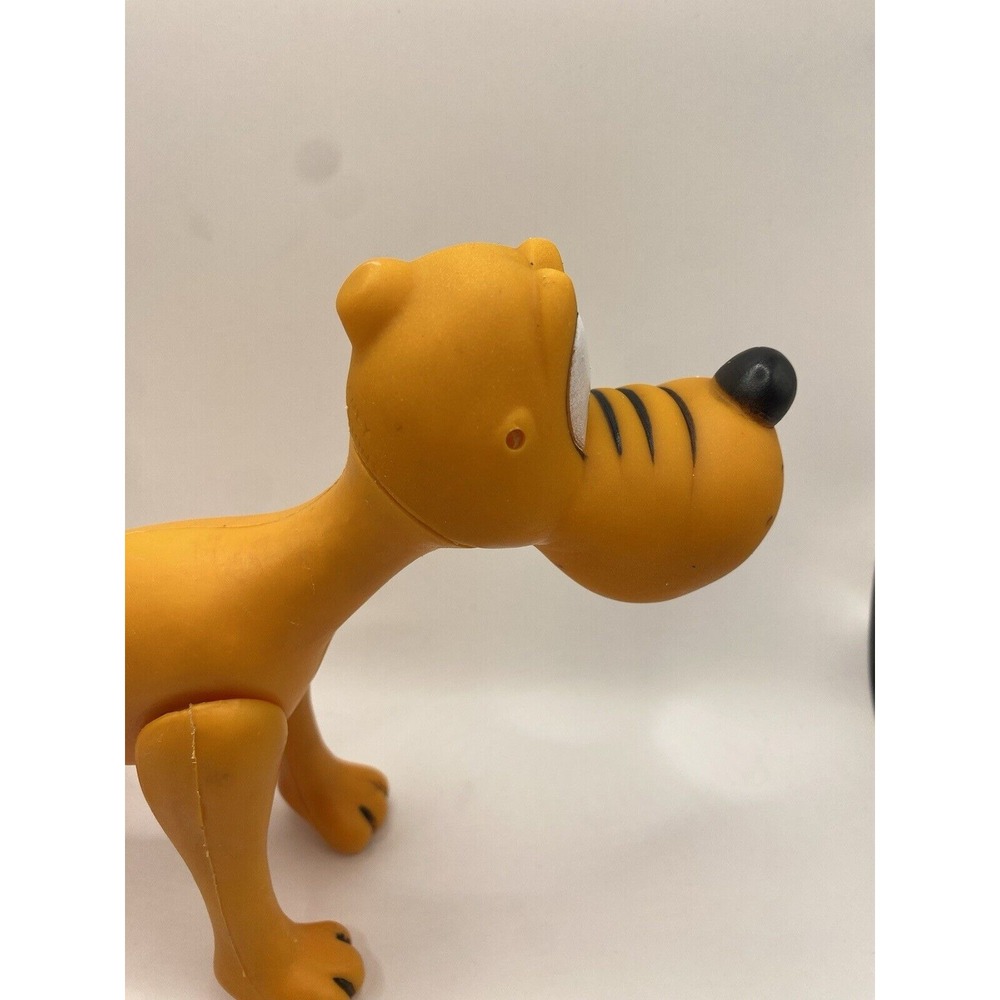 Vintage Disney Pluto Dog Plastic Toy Dakin Hong Kong. Missing Ear - Picture 3 of 11
